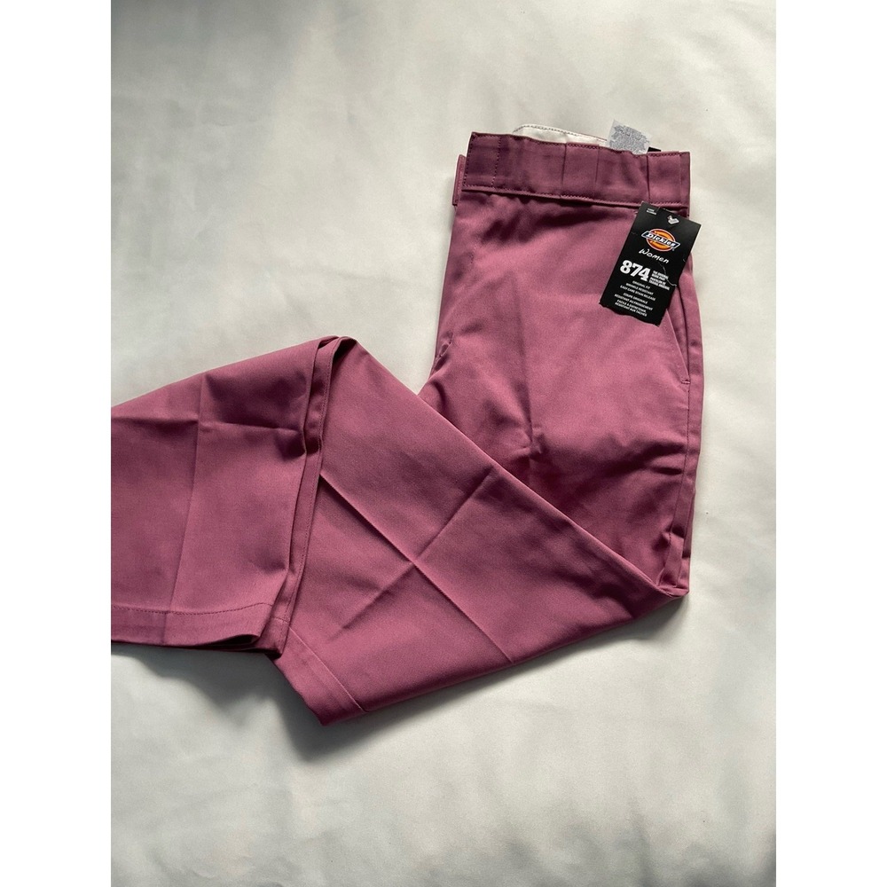 Dickies Pants Women's Size 6 Reg "874 Original Fit" Mauve Pink Color